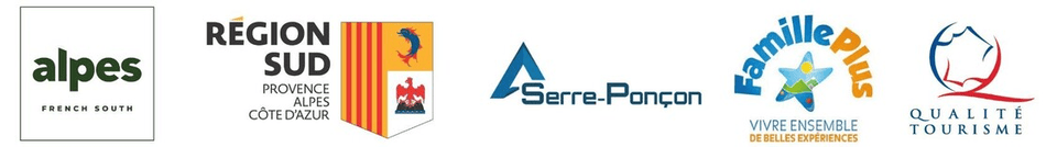 Bandeau des institutions et labels partenaires des Orres